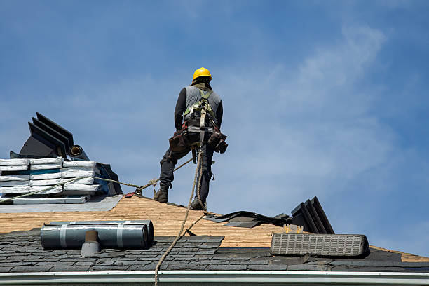 Professional Flat Roof Repair technician working in Westfield, IN